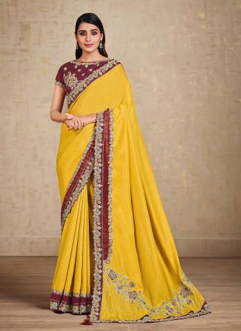 For A Beautiful Look,Grab These Saree in Fine Colored Pair With Blouse.These Saree is Fabricated On Tusser Silk Georgette Pair With Silk Blouse.Its Beautified With Designer Work.