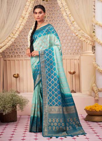 For A Beautiful Look, Grab These Fine Colored Saree.These Saree And Blouse Are Fabricated On Raw Silk.Its Beautified With Heavy Wevon Designer Work .