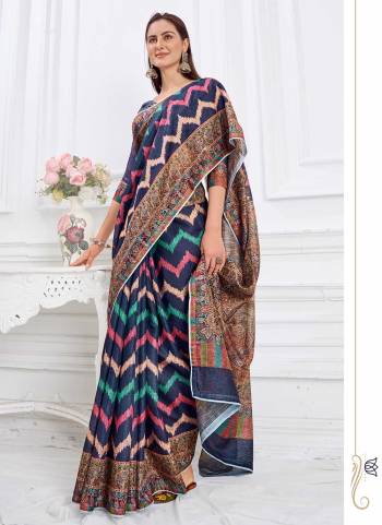 Grab These Saree in Fine Colored Pair With Blouse.These Saree And Blouse Are Fabricated On Crepe.Its Beautified With Fancy Designer Printed Work.