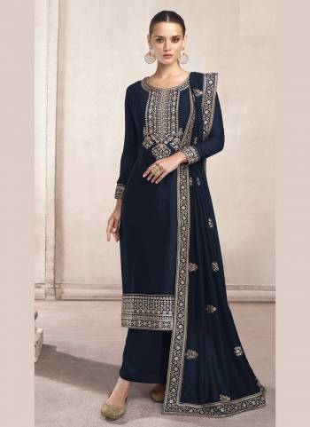 Grab These Plazzo Suit in Fine Colored Pair With Bottom And Dupatta.These Top And Bottom Are Fabricated On Dola Silk Pair With Dola Silk Dupatta.Its Beautified With Heavy Sequance Embroidery Work.