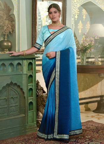 For A Festive Wear,Grab These Fine Colored Saree.These Saree is Fabricated On Chinon Pair With Mono Banglori  Blouse.Its Beautified With Pedding,Crush, Mirror Embroidery Work.