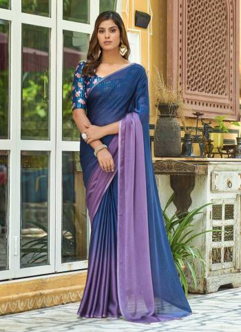 Grab These Festive Wear Saree in Fine Colored.These Saree is Fabricated On Chiffon Pair With Zari Silk Blouse.Its Beautified With Swaroski,Printed Sequance Embroidery Work.