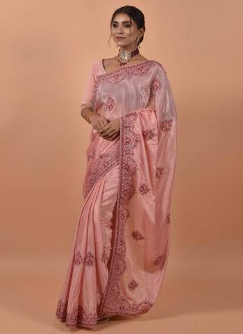 Grab These Festive Wear Saree in Fine Colored.These Saree is Fabricated On Satin Pair With Art Silk Blouse.Its Beautified With Designer Embroidery Work.