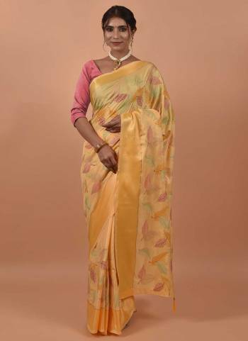 Grab These Festive Wear Saree in Fine Colored.These Saree is Fabricated On Satin Pair With Art Silk Blouse.Its Beautified With Designer Embroidery Work.