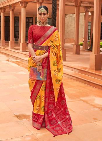 Grab These Festive Wear Saree in Fine Colored.These Saree is Fabricated On Patola Silk Pair With Silk Blouse.Its Beautified With Wevon Designer,Sparkle Swaroski Work.