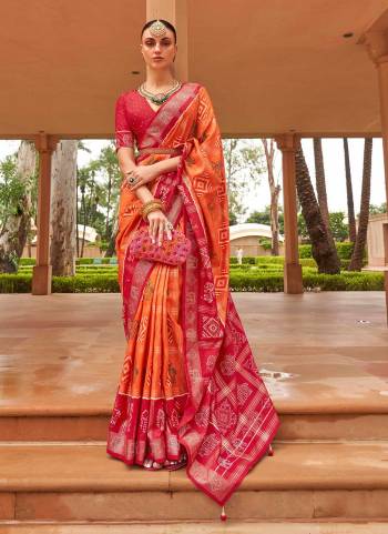 Grab These Festive Wear Saree in Fine Colored.These Saree is Fabricated On Patola Silk Pair With Silk Blouse.Its Beautified With Wevon Designer,Sparkle Swaroski Work.