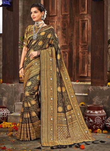 Grab These Festive Wear Saree in Fine Colored.These Saree is Fabricated On Brocade Pair With Brocade Blouse.Its Beautified With Heavy Wevon Designer With Heavy Stone Work.