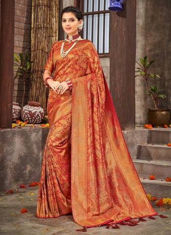 Grab These Festive Wear Saree in Fine Colored.These Saree is Fabricated On Brocade Pair With Brocade Blouse.Its Beautified With Heavy Wevon Designer With Heavy Stone Work.