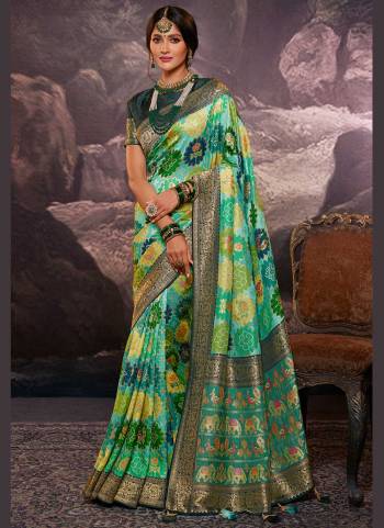 Attrective Looking These Festive Wear Saree in Fine Colored.These Saree is Fabricated On Tussar Viscose Pair With Tussar Viscose Blouse.Its Beautified With Wevon Border Designer,Position Digital Printed & Tassels.