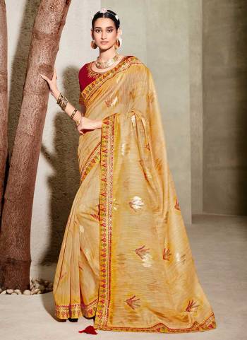 Attrective Looking These Festive Wear Saree in Fine Colored.These Saree is Fabricated On Khadi Silk Pair With Phantom Silk Blouse.Its Beautified With Designer Printed,Resham,Jari Embroidery Work.