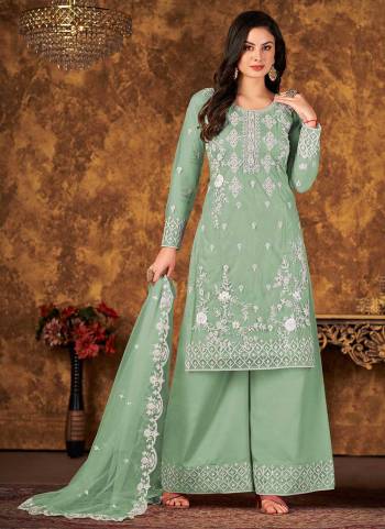 Grab These Suit in Fine Colored Pair With Bottom And Dupatta.These Top And Dupatta Are Fabricated On Net Pair With Santoon Bottom.Its Beautified With Santoon Bottom.Its Beautified With Heavy Designer Codding Embroidery,Stone Work.