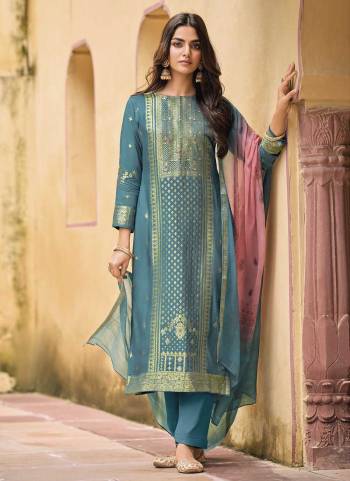 Grab These Suit in Fine Colored Pair With Bottom And Dupatta.These Top Are Silk Fabricated On Pair With Soft Silk Bottom And Chiffon Dupatta.Its Beautified With Wevon Designer,Khatli Hand Work,Digital Printed.