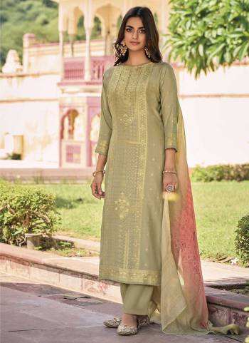 Grab These Suit in Fine Colored Pair With Bottom And Dupatta.These Top Are Silk Fabricated On Pair With Soft Silk Bottom And Chiffon Dupatta.Its Beautified With Wevon Designer,Khatli Hand Work,Digital Printed.