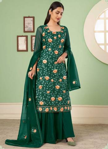 Grab These Designer Plazzo Suit in Fine Colored Pair With Bottom And Dupatta.These Top And Dupatta Are Fabricated On Georgette Pair With Santoon Bottom.Its Beautified With Santoon Inner.Its Beautified With Heavy Designer Muity Thread ,Sequance Embroidery Work.