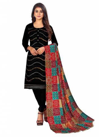 Grab These Suit in Fine Colored Pair With Bottom And Dupatta.These Top Are PC Cotton And Dupatta Are Fabricated On Chinon Pair With Cotton Bottom.Its Beautified With Designer Embroidery Work,With Printed Dupatta.