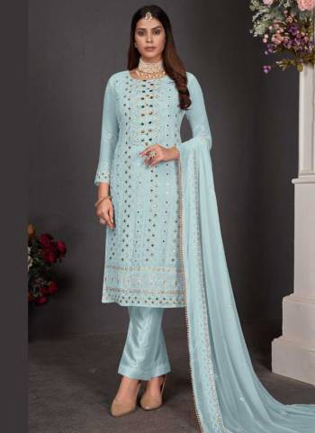 Grab These Suit in Fine Colored Pair With Bottom And Dupatta.These Top Are Faux Georgette And Dupatta Are Fabricated On Nazneen Pair With Santoon Bottom.Its Beautified With Santoon Bottom.Its Beautified With Heavy Designer Embroidery,Stone Work.