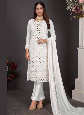 Grab These Suit in Fine Colored Pair With Bottom And Dupatta.These Top Are Faux Georgette And Dupatta Are Fabricated On Nazneen Pair With Santoon Bottom.Its Beautified With Santoon Bottom.Its Beautified With Heavy Designer Embroidery,Stone Work.