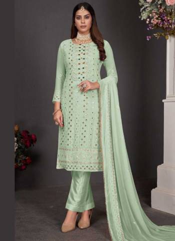 Grab These Suit in Fine Colored Pair With Bottom And Dupatta.These Top Are Faux Georgette And Dupatta Are Fabricated On Nazneen Pair With Santoon Bottom.Its Beautified With Santoon Bottom.Its Beautified With Heavy Designer Embroidery,Stone Work.