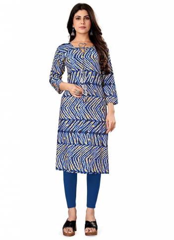 Grab These Beautiful Looking Readymade Kurti.These Kurti is Fabricated On Rayon Viscose.Its Beautified With Designer Printed With Foil Printed.