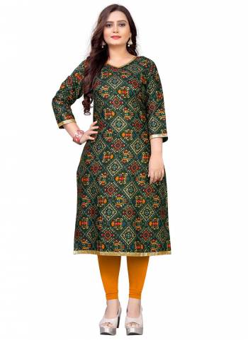 Grab These Beautiful Looking Readymade Kurti.These Kurti is Fabricated On Rayon.Its Beautified With Designer Printed With Foil Printed.