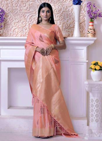 Grab These Saree in Fine Colored Pair With Blouse.These Saree and Blouse Are Fabricated On Cotton Silk.Its Beautified With Heavy Wevon Designer Work .