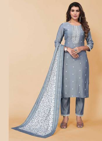 Grab These Beautiful Looking Readymade Suits.These Suits Top And Bottom is Fabricated On Poly Silk.Its Beautified With Designer Embroidery Work And Printed.