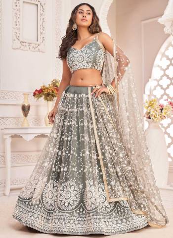 For A Different Look,Grab These Designer Lehenga in All Over Pretty Colored Pair With Blouse And Dupatta.These Lehenga Choli is All Over Butterfly Net Base Fabric With Designer Work.Buy Now These Lehenga For Up Coming Wedding Season.