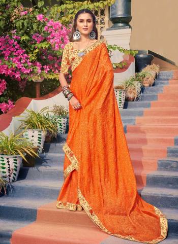 Grab These Party Wear Saree in Fine Colored.These Saree Are P C Moss And Blouse is Fabricated On Banglori.Its Beautified With Designer Jari Printed,Digital Printed Border Blouse.