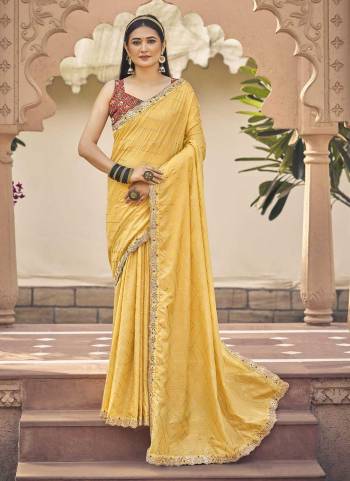 Attrective Looking These Party Wear Saree in Fine Colored.These Saree Are Soft Dola Silk And Blouse is Fabricated On Art Silk.Its Beautified With Designer Foil Printed,Gota Pati Embroidery,Diamond Work.