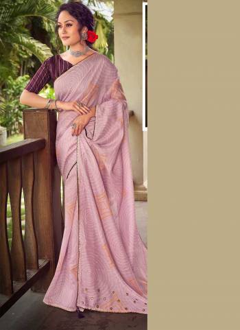 Grab These Party Wear Saree in Fine Colored.These Saree Are Art Silk And Blouse is Fabricated On Russion.Its Beautified With Designer Printed,Sequance Work.