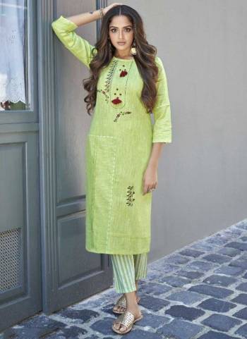 Grab These Beautiful Looking Readymade Kurti.These Kurti is Fabricated On Khadi Cotton.Its Beautified With Designer Hand Work.