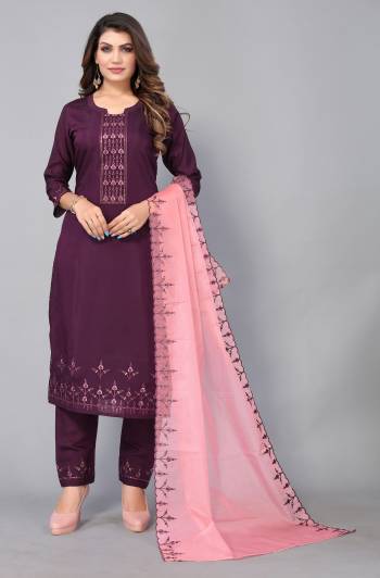 Grab These Readymade Suit in Fine Colored Pair With Bottom And Dupatta.These Top And Bottom Are Fabricated On Chinon Pair With Organza Dupatta.Its Beautified With Heavy Designer Thread,Sequance Embroidery Work.