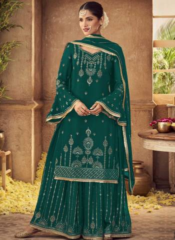 Attrective These Designer Suit in Fine Colored Pair With Bottom And Dupatta.These Top Bottom And Dupatta Are Fabricated On Faux Georgette Pair.Its Beautified With Santoon Inner.Its Beautified With Heavy Designer Embroidery Work.