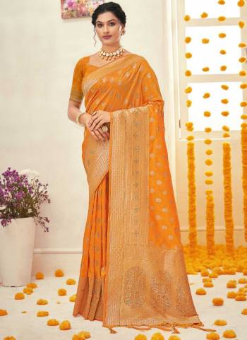 Looking These Festive Wear Saree in Fine Colored.These Saree And Blouse is Fabricated On Silk.Its Beautified With Weavon Designer Work.