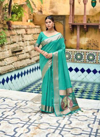 Garb These Festive Wear Designer Saree in Fine Colored.These Saree And Blouse is Fabricated On Misri Silk.Its Beautified With Weavon Patli Designer,Sequance Embroidery Work.