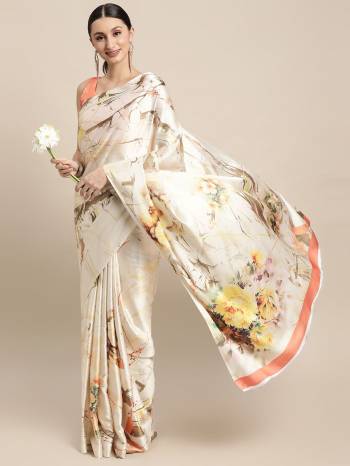 Look These Fancy Partywear Saree in Fine Colored.These Saree And Blouse is Fabricated On Japan Satin Pair.Its Beautified With Designer Digital Printed.