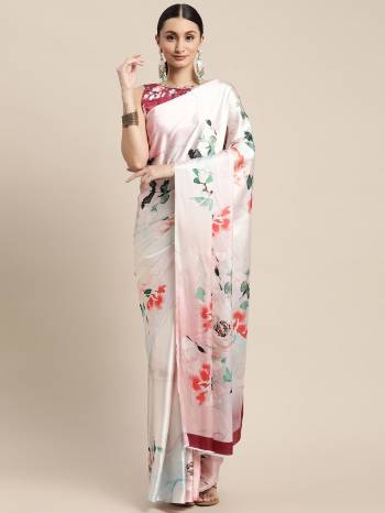 Look These Fancy Partywear Saree in Fine Colored.These Saree And Blouse is Fabricated On Japan Satin Pair.Its Beautified With Designer Digital Printed.