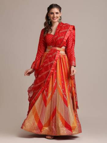 For A Designer Look,Grab These Lehenga Choli in Fine Colored.These Lehenga Choli Are Jacquard Silk And Dupatta Are Fabricated On Net Pair.Its Beautified With Fancy Designer Gold Wevon,Pleated lehenga.