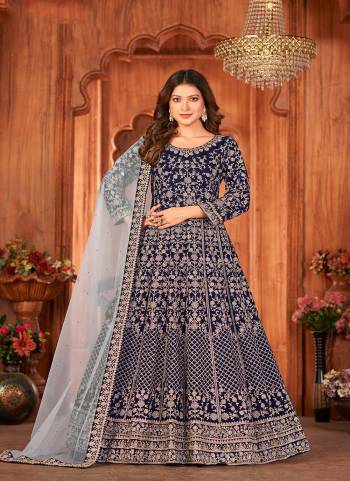 Grab These Anarkali Suit in Fine Colored Pair With Bottom And Dupatta.These Top Are Velvet And Dupatta Are Fabricated On Net Pair With Santoon Bottom.Its Beautified With Santoon Bottom.Its Beautified With Heavy Designer Embroidery Work.