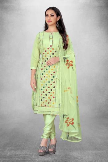 Attrective These Suit in Fine Colored Pair With Bottom And Dupatta.These Top Are Modal And Dupatta Are Fabricated On Naznin Pair With Santoon Bottom.Its Beautified With Designer Printed With Hand Work.