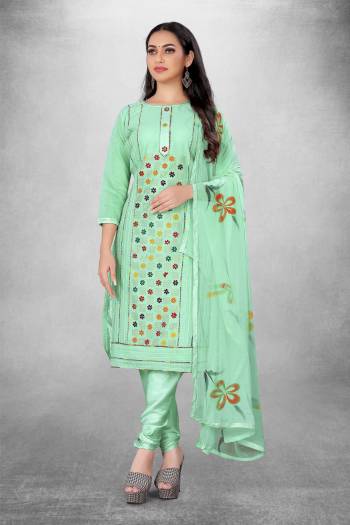 Attrective These Suit in Fine Colored Pair With Bottom And Dupatta.These Top Are Modal And Dupatta Are Fabricated On Naznin Pair With Santoon Bottom.Its Beautified With Designer Printed With Hand Work.