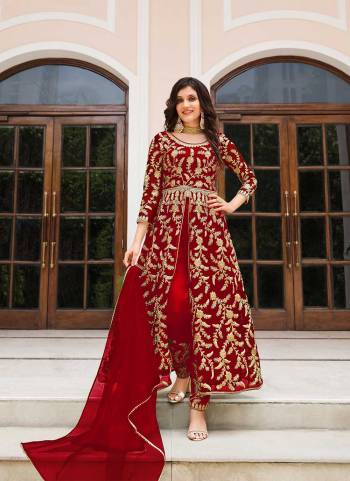 Attrective Looking These Partywear Anarkali Suit in Fine Colored Pair With Bottom And Dupatta.These Top And Dupatta Butterfly Net Are Fabricated On Satin Pair Bottom.Its Beautified With Heavy Designer Coding Sequance Embroidery Work.