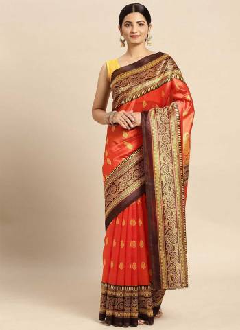 Look These Saree in Fine Colored.These Saree And Blouse is Fabricated On Art Silk.Its Beautified With Designer Printed.