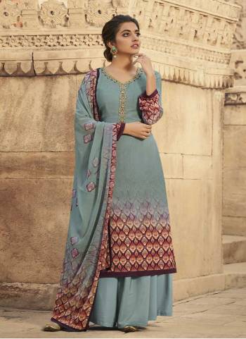 Attrective Looking These Suit in Fine Colored Pair With Bottom And Dupatta.These Top Are French Crape And Dupatta Are Fabricated On Georgette Pair With Crape Bottom.Its Beautified With Designer Digital Printed With Embroidery Work.