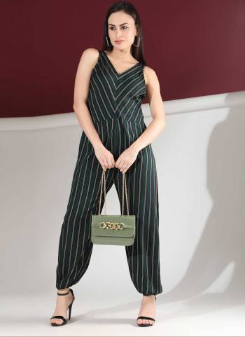 Attrective Look These Beautiful Western Wear Readymade Jumpsuits.These Western Wear is Fabricated On Viscose.Its Beautified With Solid With Hand Designer.