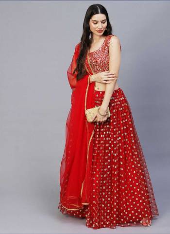 For A Designer Look,Grab These Lehenga Choli in Fine Colored.These Lehenga And Dupatta Are Fabricated On Nylon Net Pair With Sequance Fabric Blouse.Its Beautified With Designer Embroidery Work.