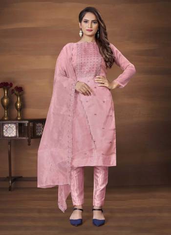 Grab These Suit in Fine Colored Pair With Bottom And Dupatta.These Top And Dupatta Are Fabricated On Organza Pair With Santoon Bottom.Its Beautified With Santoon Inner.Its Beautified With Designer Embroidery Work.