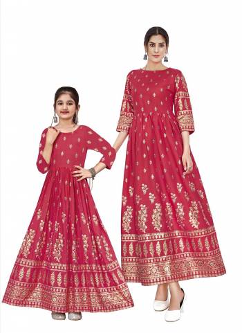 Maa Gown Rate-749/- And Kids Rate-649/- Without GST