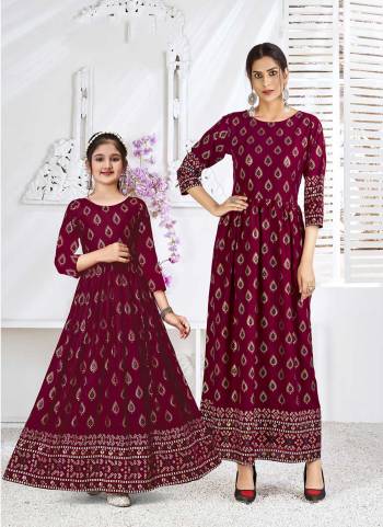 Maa Gown Rate-749/- And Kids Rate-649/- Without GST