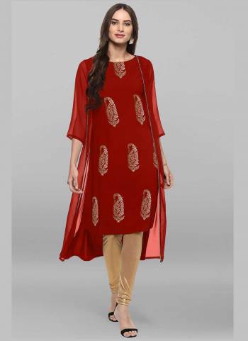 Grab These Beautiful Looking Readymade Long Kurti.These Kurti is Fabricated On Poly Crepe.Its Beautified With Designer Printed.